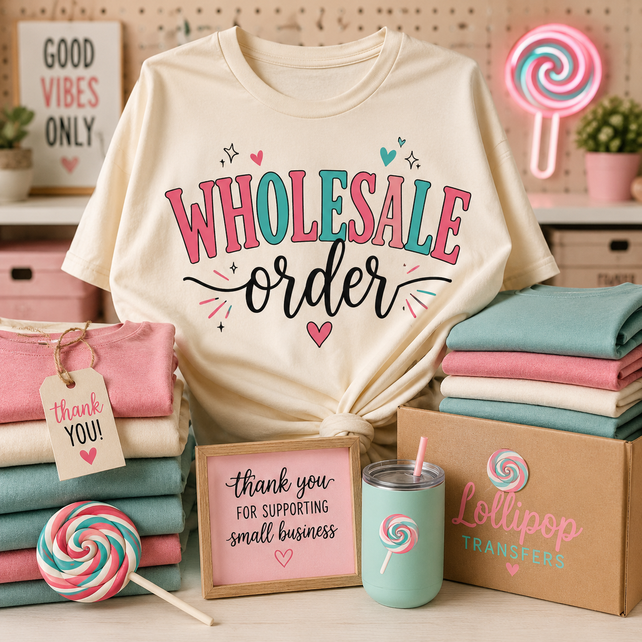 Wholesale Shirt Boutique Order - Adult S-XL