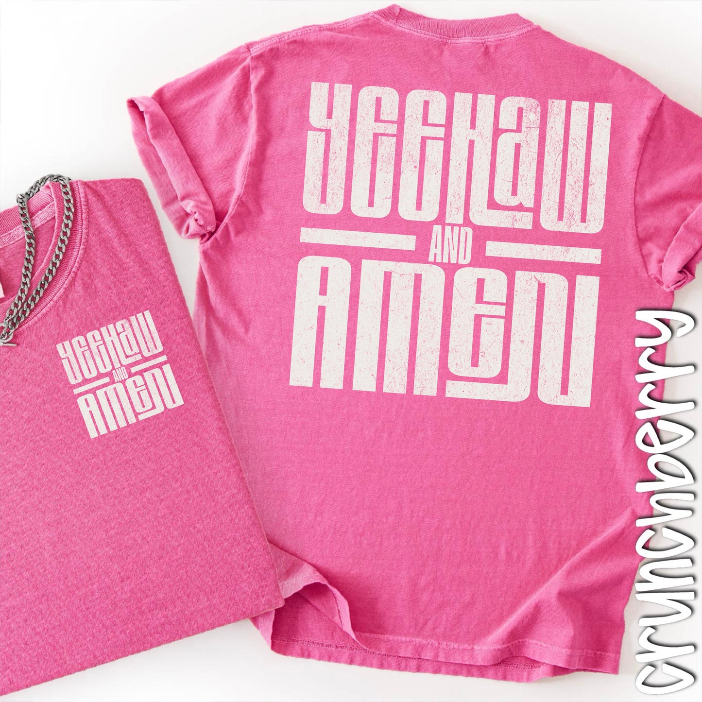 Yeehaw and Amen Graphic Tee