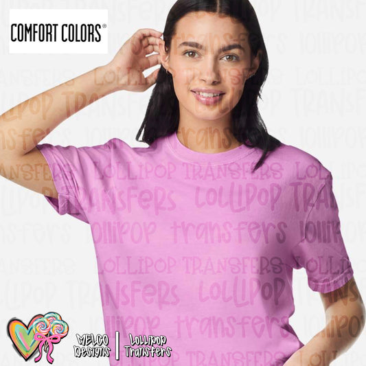 Blank Tee -- Comfort Color Short Sleeve -- Adult -- 1717