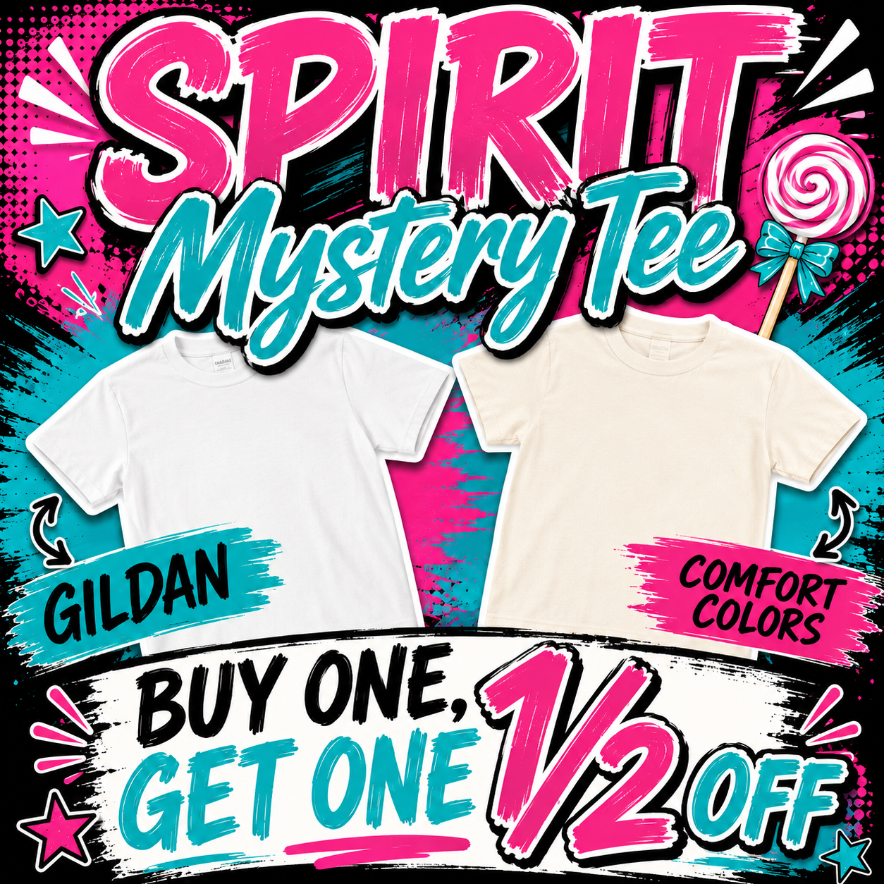 Youth Mystery Spirit Tee Sale -- Bogo Sale