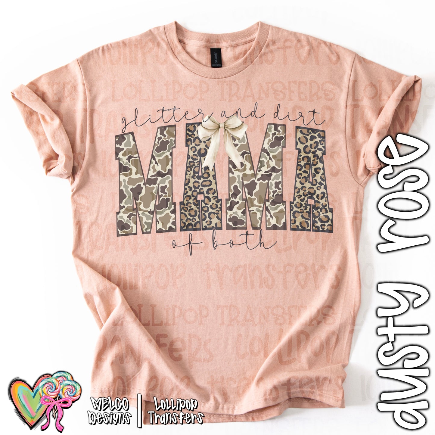 Glitter and Dirt Mama of Both Graphic Tee