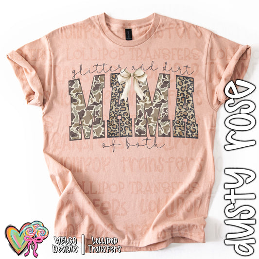 Glitter and Dirt Mama of Both Graphic Tee