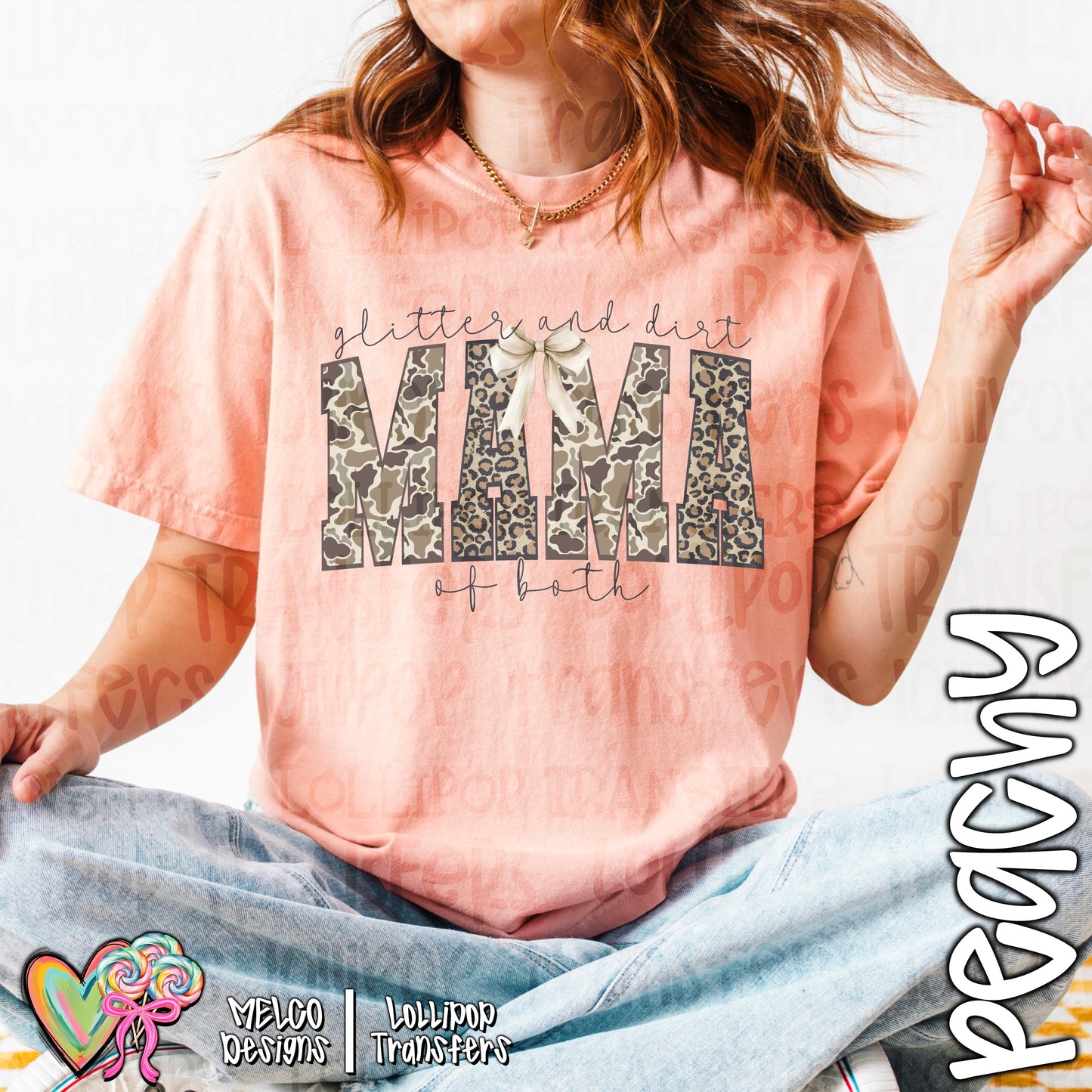 Glitter and Dirt Mama of Both Graphic Tee