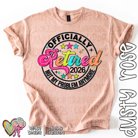 Officially Retired Graphic Tee