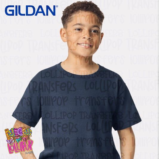 Blank Tee -- Gildan Unisex Heavy Cotton Short Sleeve -- 5000B Youth