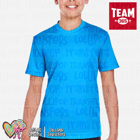 Blank Tee -- Team 356 Youth Zone Performance Short Sleeve -- TT11Y